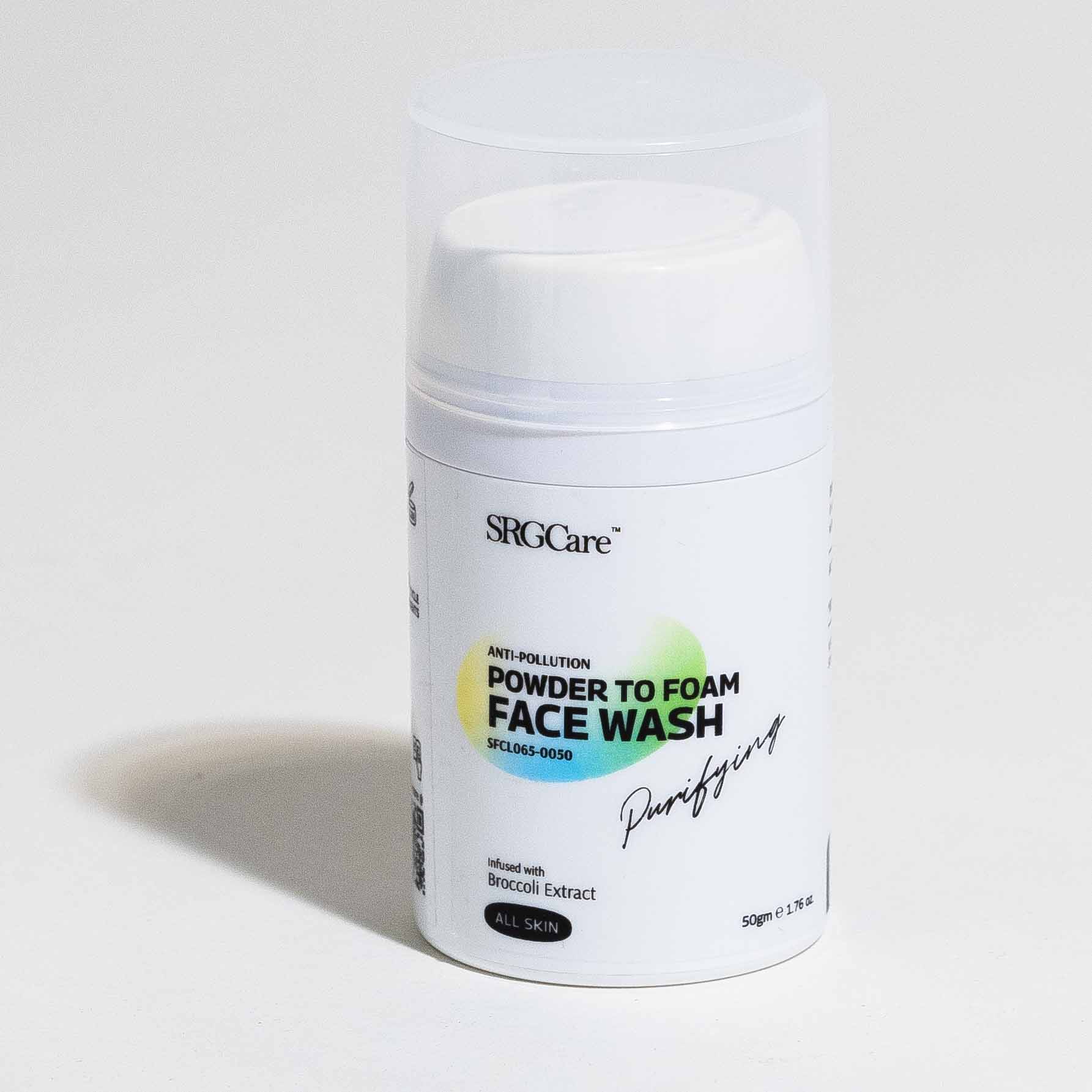 SRGCare Anti Pollution Powder To Foam Face Wash