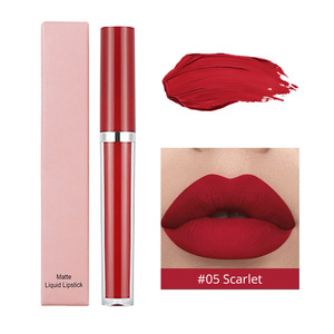 High Pigment Waterproof Velvet Lipstick Matte Liquid Lipstick Vegan
