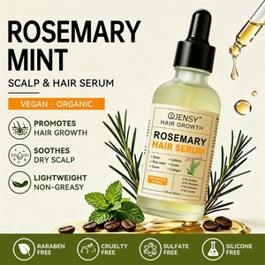 Wholesale Private Label Organic Biotin Rice Rosemary Hair Growth Serum